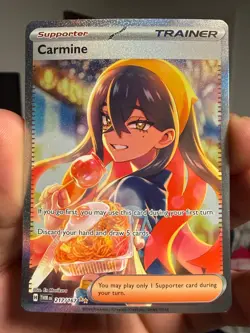 Carmine 217/167 Sir Twilight Masquerade TWM Pokemon Card - Image 1