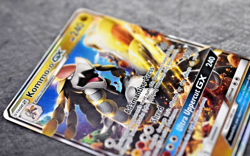 Pokemon TCG - Kommo-o GX 100/145 - Guardians Rising - Rare Holo NM/M - Image 1