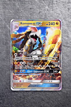 Pokemon TCG - Kommo-o GX 100/145 - Guardians Rising - Rare Holo NM/M - Image 2