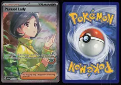 Parasol Lady 255/182 Special Illustration Rare Paradox Rift Pokemon - Image 3