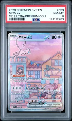 Mew EX 053 151 Ultra-premium Collection Pokemon PSA 8 *283 - Image 1