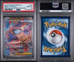 Pokemon Mega Latias ex 181/132 Me01 Special Illustration Rare Holo PSA 10 - Image 3