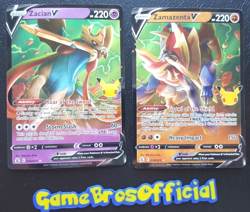 Zacian V + Zamazenta V 016/025 018/025 - Celebrations Ultra Rare Pokemon TCG NM - Image 1