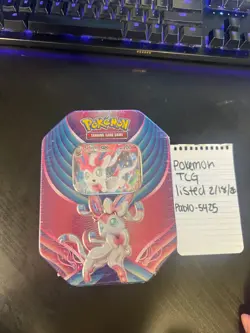 Sylveon GX Pokemon TCG Evolution Celebrations Tin (2018) XY Evolutions - Image 1