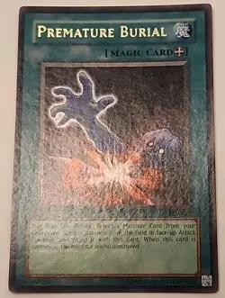 Yu-Gi-Oh! - Pharaoh's Servant Premature Burial PSV-037 Ultra Rare Unlimited Holo - Image 1