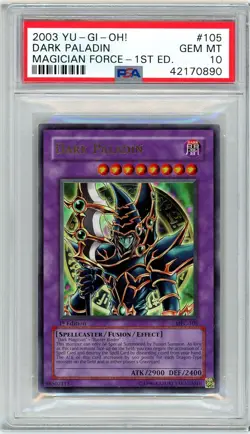 Dark Paladin MFC-105 1st Edition Ultra Rare Yugioh PSA 10 *890 - Image 1