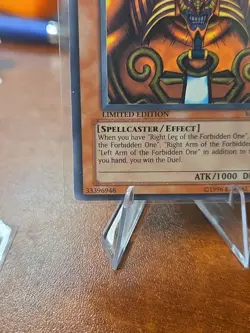 Yugioh - Exodia the Forbidden One MC1-EN001 Secret Rare Limited Edition - NM-LP - Image 5