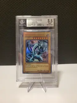 Yugioh Blue Eyes White Dragon LOB 1st Edition Asian English BGS 8.5 - Image 1