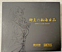One Piece Trading Card Binder Set Nami– Leather, w Ink Pen and Stamp - Image 1