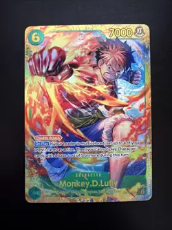 Monkey.D.Luffy OP13-118 SEC Carrying On His Will One Piece English - Image 1