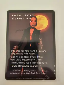 Tomb Raider CCG S186 - Lara Croft, Olympian - Slippery When Wet Rare Card - Image 1