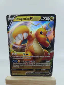 Pokemon Dragonite V SWSH154 Promo Holo Sword & Shield TCG Card - Image 1