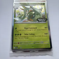 Perfect Order Prerelease Staff Promo 4 cards sealed Serperior Tyrantrum Doublade - Image 3