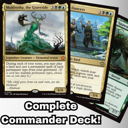 MTG Commander EDH Muldrotha, the Gravetide 100 Cards Custom Deck Sultai GY - Image 1