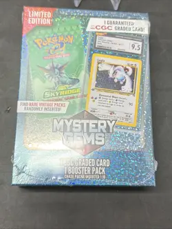 Pokemon TCG: Limited Edition Mystery Gems (1 Graded Card, 1 Booster Pack) - Image 4