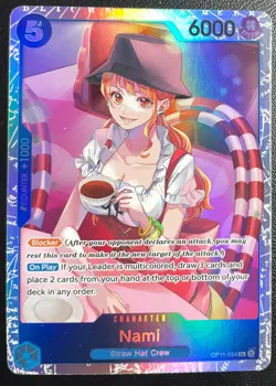 ONE PIECE Card English A Fist of Divine Speed OP11-054 Nami SR - Image 1