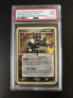 Greninja Star SWSH144 SWSH: Sword & Shield Promo Cards Holo PSA 9 - Image 1