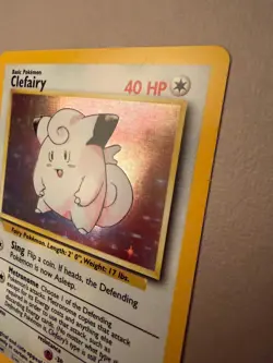 Clefairy 5/102 #5 Holo Rare Card 1999 Pokemon TCG Base Set WOTC Vintage NM / LP - Image 5