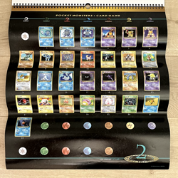 Pocket Monsters Pokemon Card Game 1999 - 2000 Calendar With Original Box - Image 4