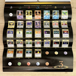 Pocket Monsters Pokemon Card Game 1999 - 2000 Calendar With Original Box - Image 5