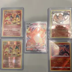 🔥Pokemon Charizard Card Lot Of 5: VMAX, XY HOLO & REVERSE HOLO, GENERATIONS🔥 - Image 1