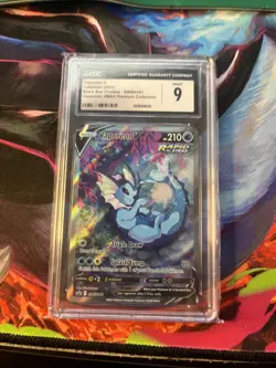 Vaporeon V SWSH181 SWSH: Sword & Shield Promo Cards Holo CGC 9 - Image 1