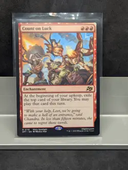 Count on Luck X1 NM Aetherdrift MTG Magic the gathering - Image 1