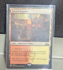 Sacred Foundry X1 LP Guilds of Ravnica MTG - Image 1
