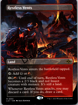 Restless Vents (Borderless) (0351) - The Lost Caverns of Ixalan Regular - Image 1