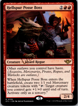 Hellspur Posse Boss (0128) - MTG - Outlaws of Thunder Junction Regular - Image 1