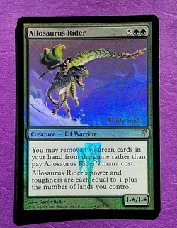 MTG Allosaurus Rider Prerelease Promo 8 July 2006 Foil NM - Image 2