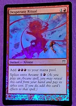 MTG Desperate Ritual Champions of Kamigawa Foil NM - Image 1