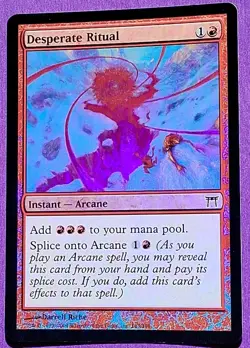 MTG Desperate Ritual Champions of Kamigawa Foil NM - Image 2