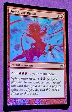 MTG Desperate Ritual Champions of Kamigawa Foil NM - Image 3