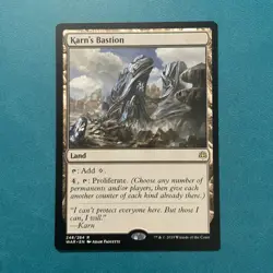 MTG NM: Karn's Bastion - War of the Spark (WAR), Regular, English - Image 1