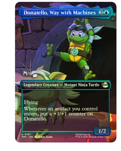 Donatello, Way with Machines - Foil - Borderless Teenage Mutant Ninja Turtles - Image 1