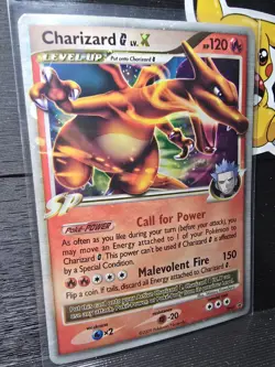 Charizard G LV.X DP45 Black Star Promo 2009 Holo Rare Pokemon Card TCG - Image 2
