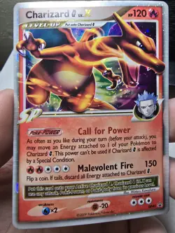 Charizard G LV.X DP45 Black Star Promo 2009 Holo Rare Pokemon Card TCG - Image 3