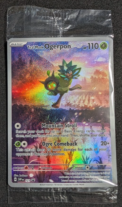 Teal Mask Ogerpon 123 Twilight Masquerade Sealed ETB Promo Pokemon - Image 1