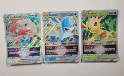Pokemon Glaceon, Leafeon & Hisuian Zoroark VSTAR Promo Oversized Jumbo Card Lot - Image 1