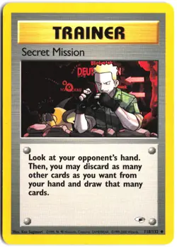Secret Mission 118/132 Uncommon Gym Heroes Pokemon - Image 1