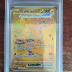Pikachu ex PSA 10 2025 Pokemon Prismatic Evolutions EN Hyper Rare #179/131 2541 - Image 3