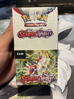 Pokemon Scarlet and Violet Base Set Half Booster Box- Sealed (18 Booster packs) - Image 1