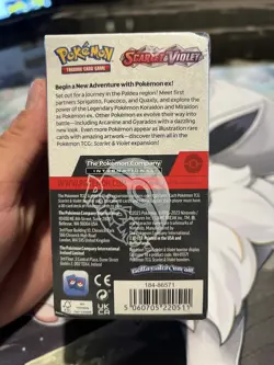 Pokemon Scarlet and Violet Base Set Half Booster Box- Sealed (18 Booster packs) - Image 2