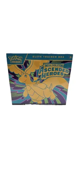 Pokemon TCG Mega Evolution Ascended Heroes ETB Elite Trainer Box Factory Sealed - Image 1