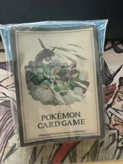 Pikachu Adventure Rayquaza Pokemon Card Sleeves - Image 1