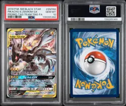 Pikachu Zekrom GX SM168 PSA 10 Tag Team Black Star Promo Pokemon Card - Image 3