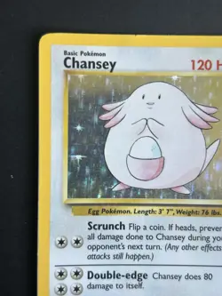 Pokemon TCG Chansey 3/102 Base Set Holo MP - Image 4