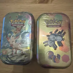 Pokemon TCG 1X Scarlet & Violet 151 Mini Tin and 1X prismatic tin - Image 1