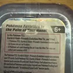 Pokemon TCG 1X Scarlet & Violet 151 Mini Tin and 1X prismatic tin - Image 4